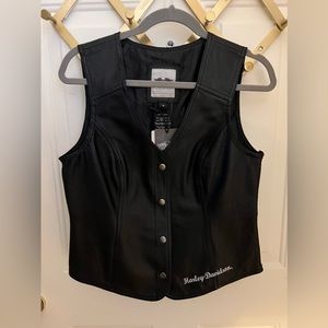 Harley Davidson Ladies leather Vest